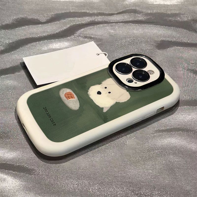 Painted Puppy Bumper Phone Case – Earthy Tones