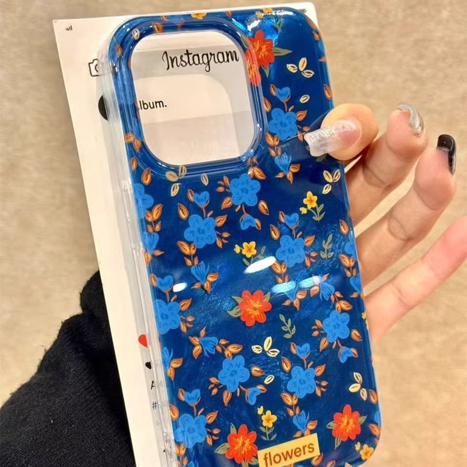 Klein Blue Ditsy Floral Case