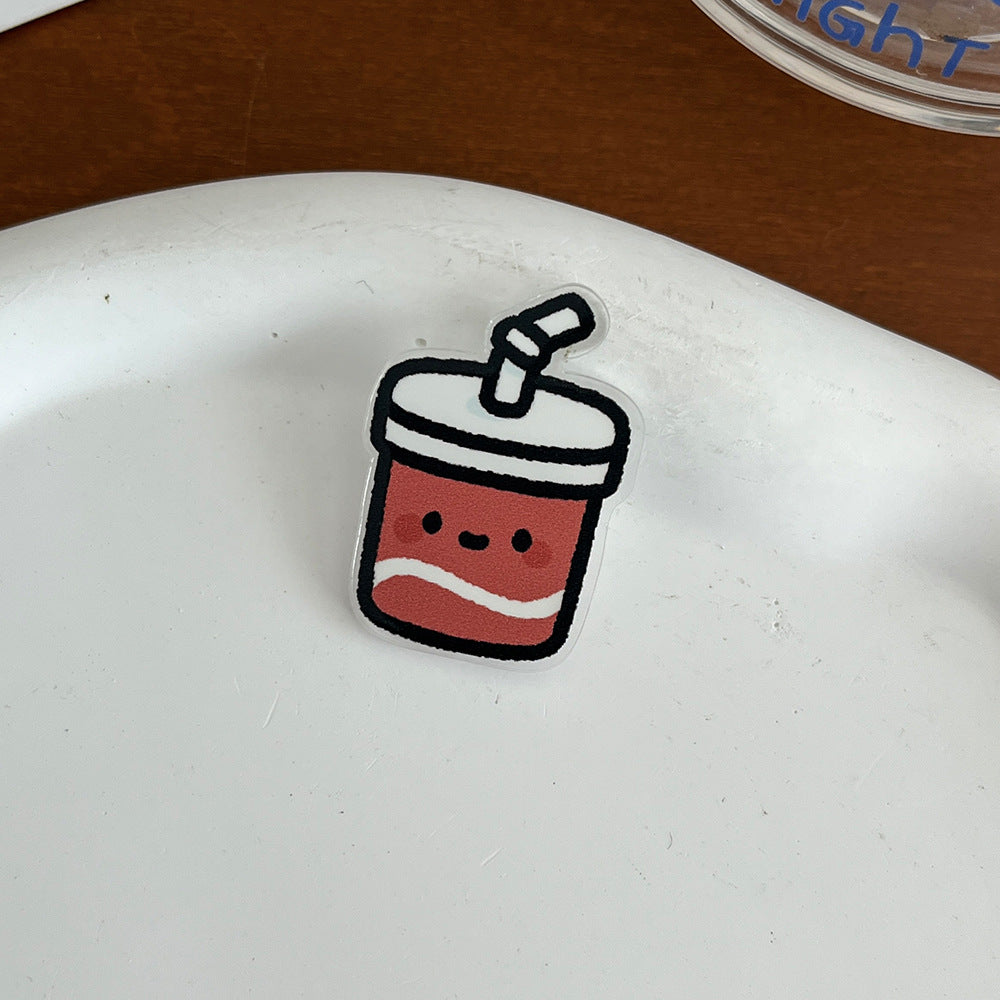 Cute Cartoon Acrylic Brooch - Modomu