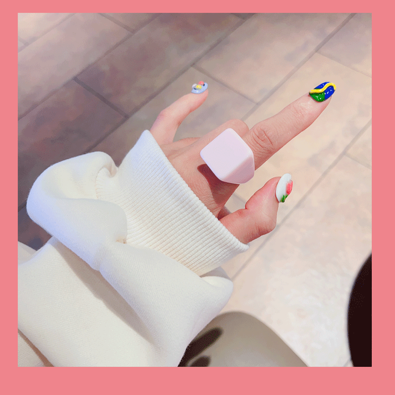Chunky Square Acrylic Ring - Modomu