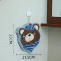Cartoon Hanging Hand Towel - Kitten and Bear - Modomu