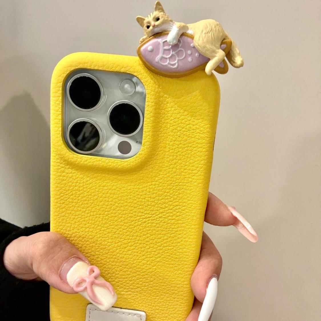Cat Design Protective Phone Case - Modomu