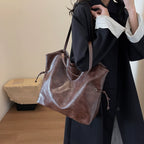 Simple Textured Everyday Tote Bag - Modomu