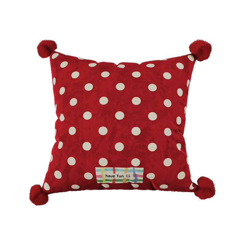 Retro Polka Dot Cushion Cover - Modomu