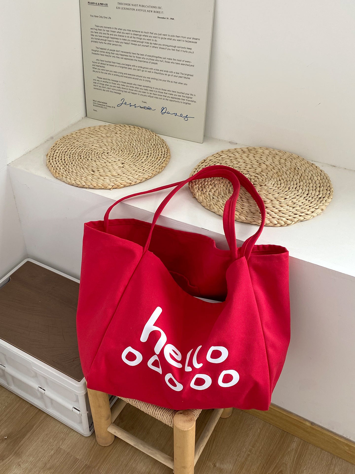 Large Capacity Canvas Shoulder Bag - Modomu