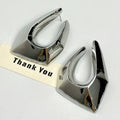 Irregular Metal Line Earrings - Modomu