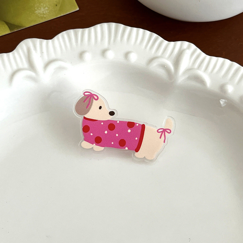 Cute Cartoon Puppy Brooch Pin - Modomu