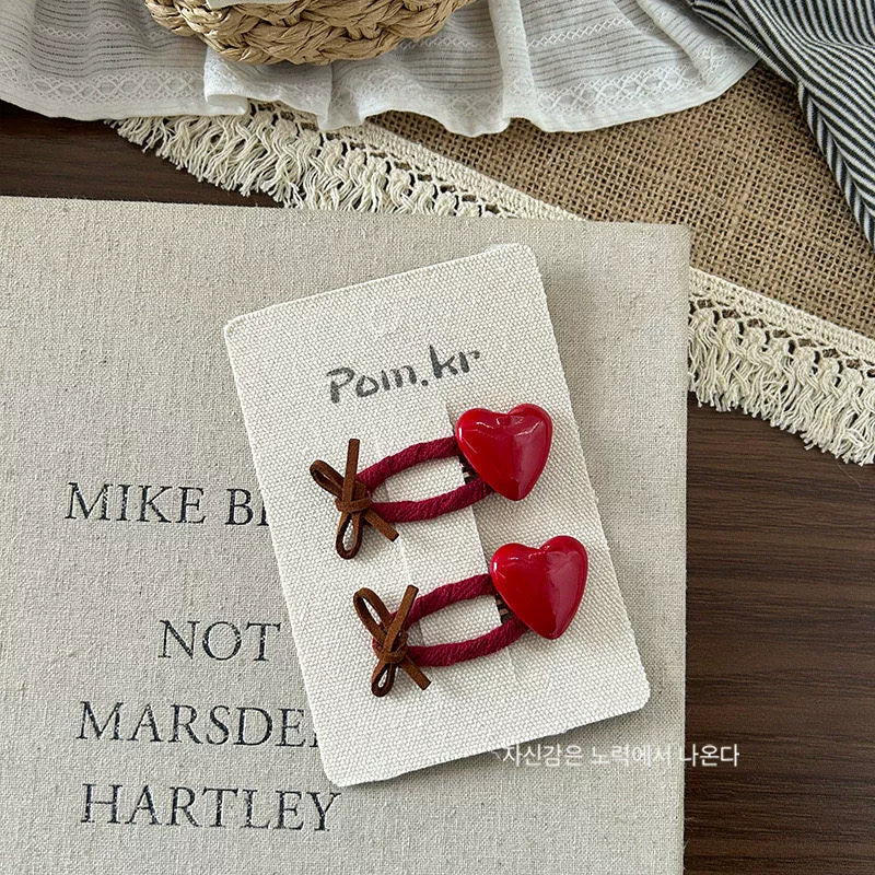 Leather Bow Hair Clip - Modomu