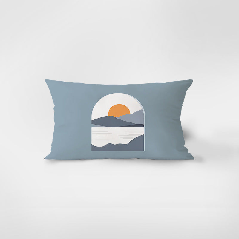 Rectangular Suede Throw Pillow Cover - Modomu