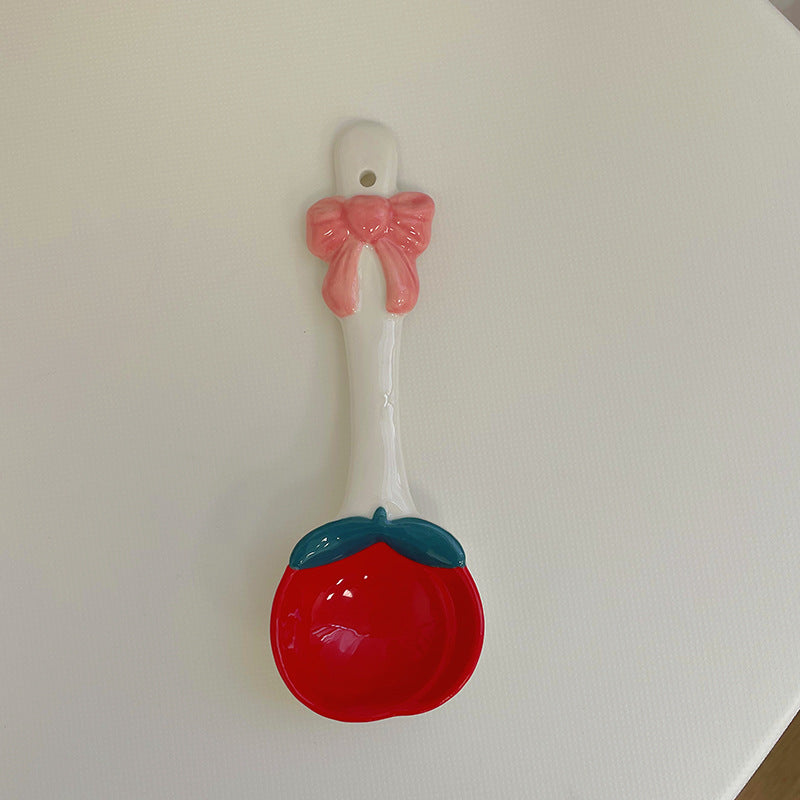 Ceramic Long Handle Spoon