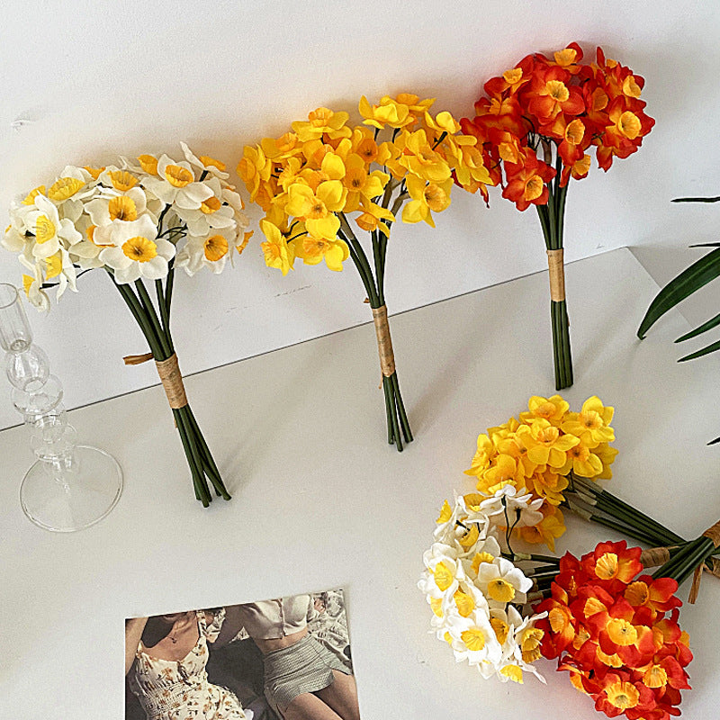 Artificial Daffodil Floral Bouquets