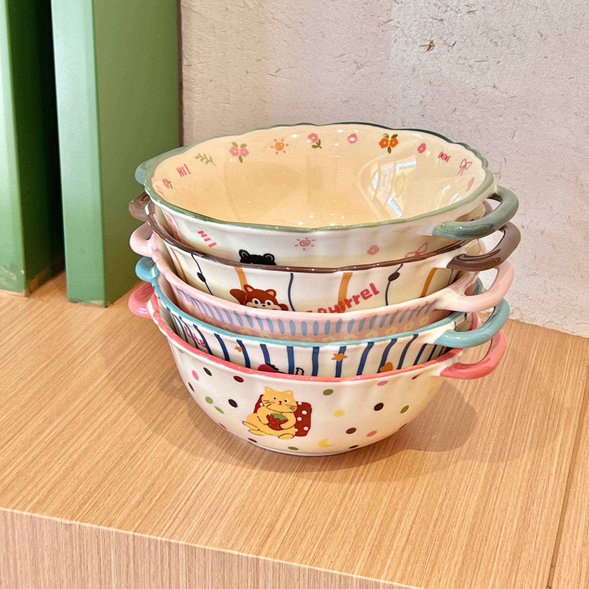 Cartoon Ceramic Soup Yogurt Bowl - Modomu