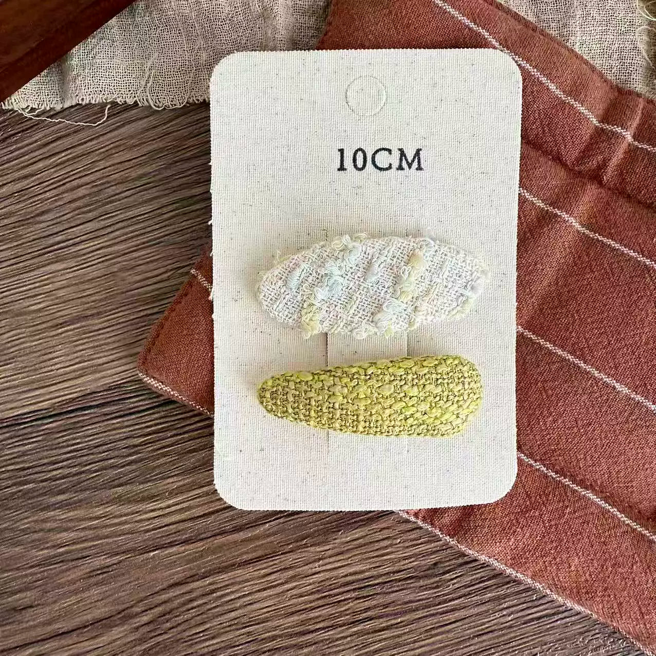 Pleated Water Drop Hair Clip - Modomu