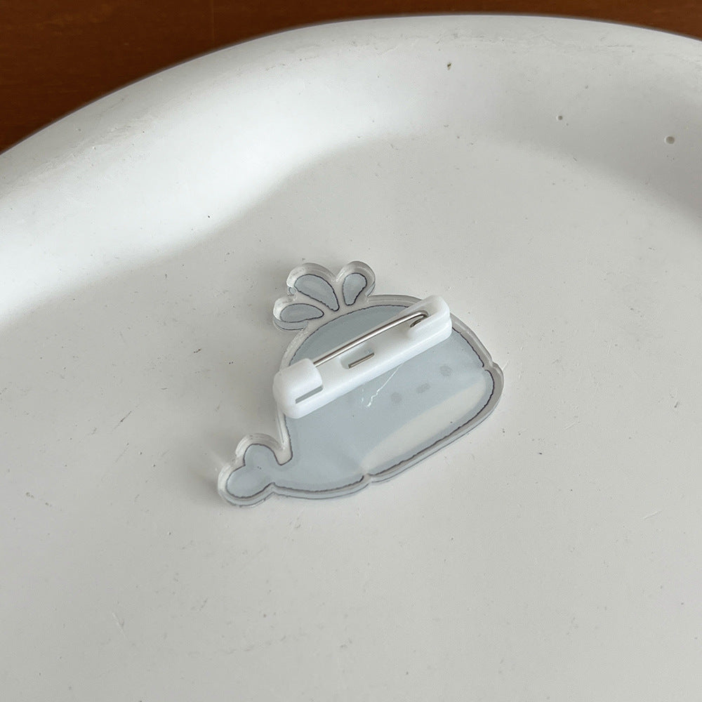Cute Cartoon Acrylic Brooch - Modomu