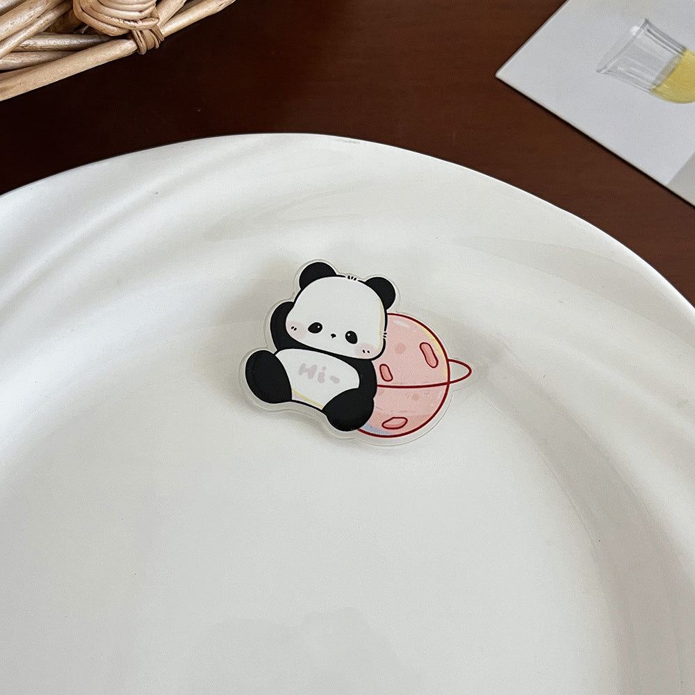 Cute Panda Cartoon Brooch Pin - Modomu