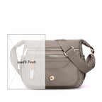 Multi-Pocket Nylon Crossbody