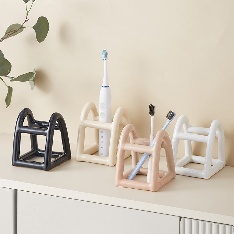 Ceramic Toothbrush Holder Organizer - Modomu