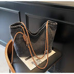 Washed Denim Slouch Tote