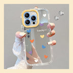 Lucky Hearts Mirror Case – iPhone Models
