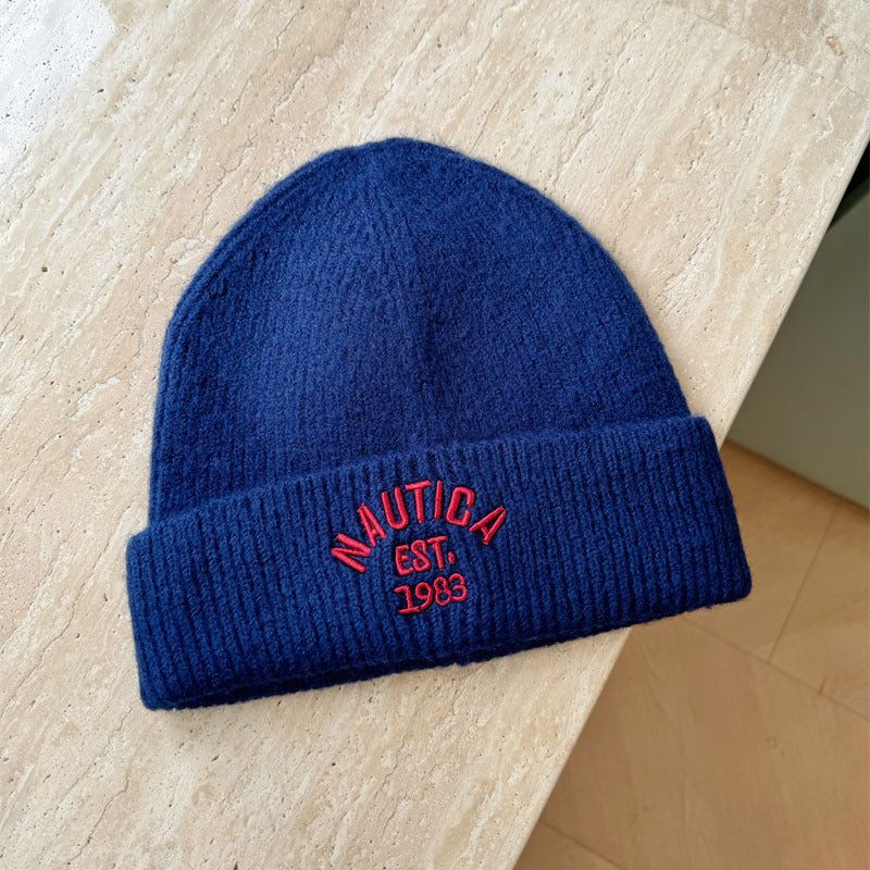Embroidered Beanie with Icon Detail - Modomu