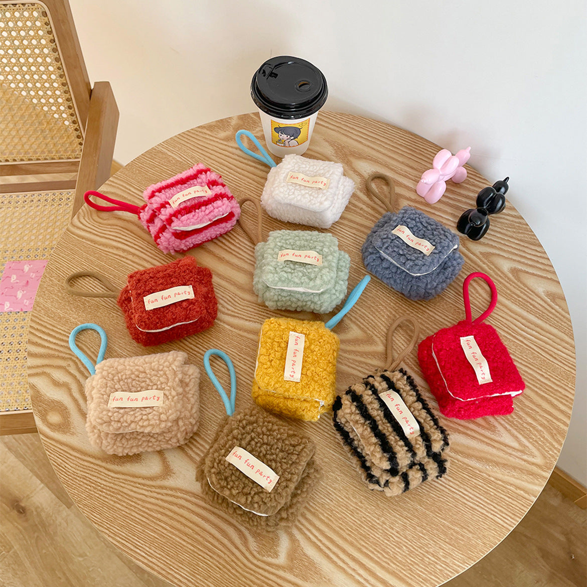 Plush Mini Earphone Case