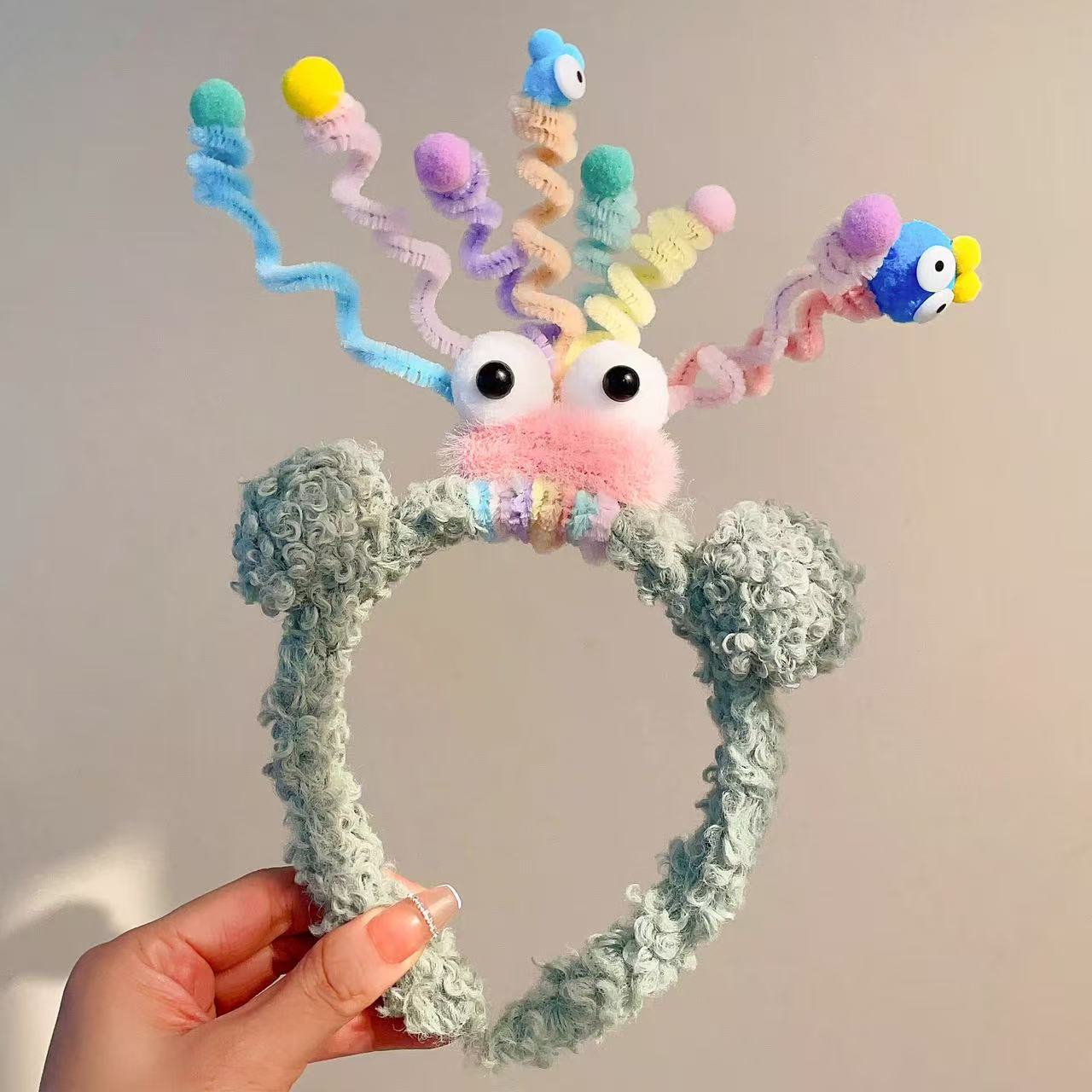 Cute Bear Plush Headband - Modomu