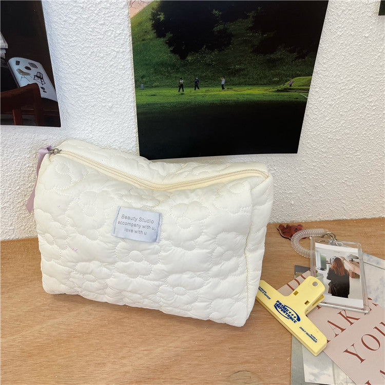 Soft Floral Cosmetic Organizer Bag - Modomu