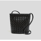 Woven Bucket Crossbody