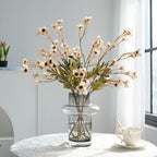 Retro Plum Blossom Faux Stems