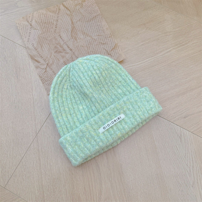 Striped Knit Beanie Retro Style - Modomu