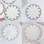Hollow Ceramic Heart Dessert Plate - Modomu
