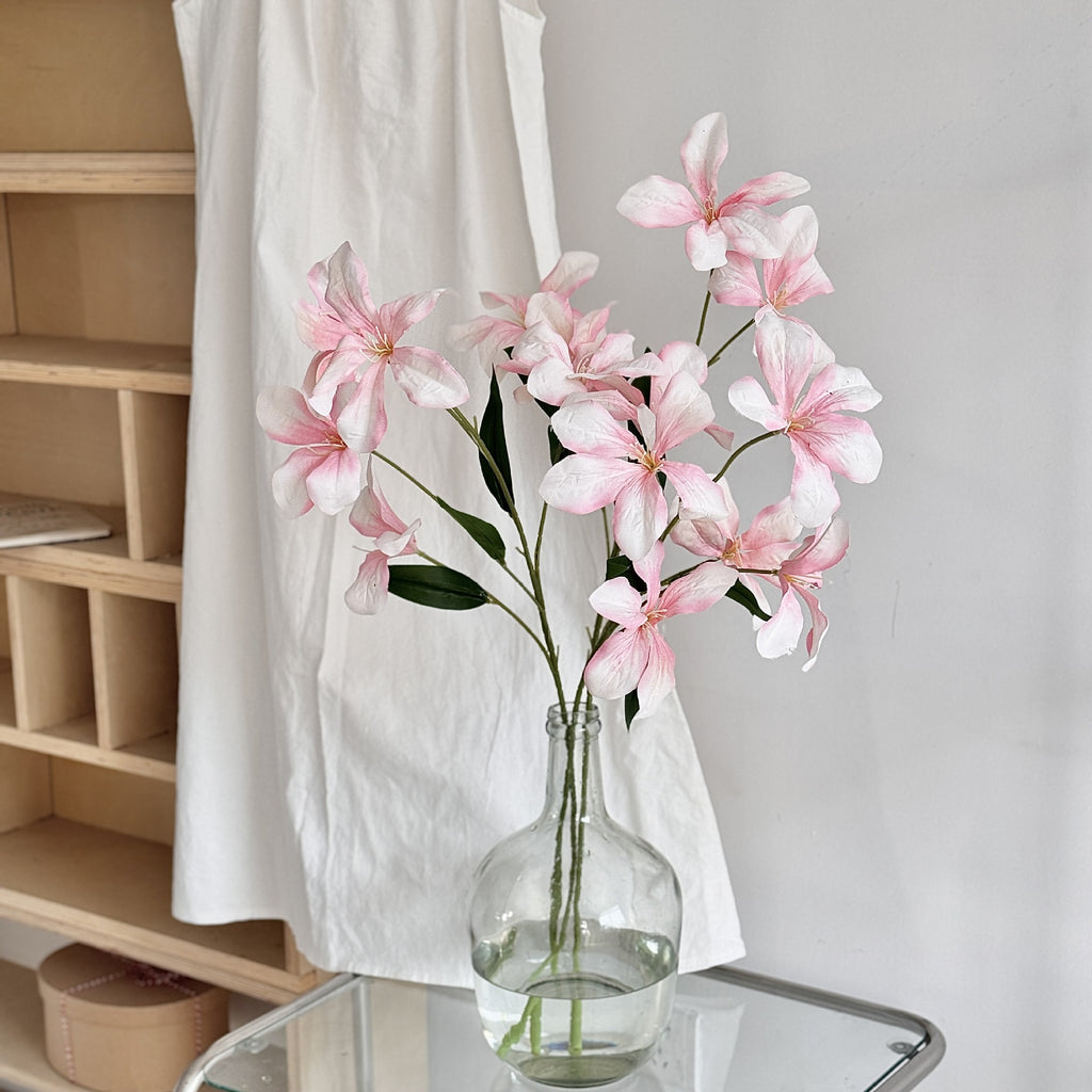 Flame Orchid Artificial Flower Stem - Modomu