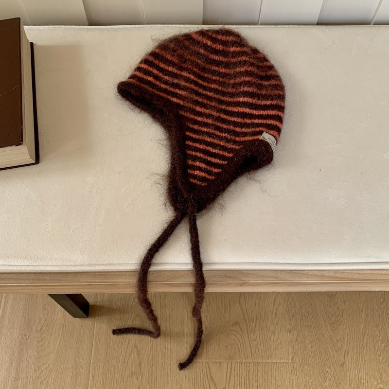 Striped Aviator Pilot Hat - Modomu