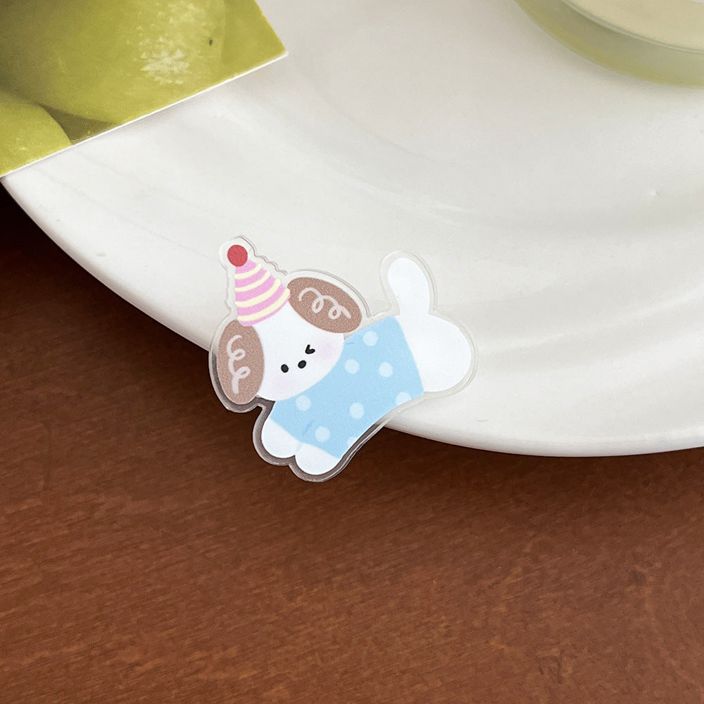 Cartoon Elephant Acrylic Brooch - Modomu