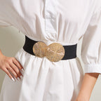 Elastic Waist Belt Double Ring