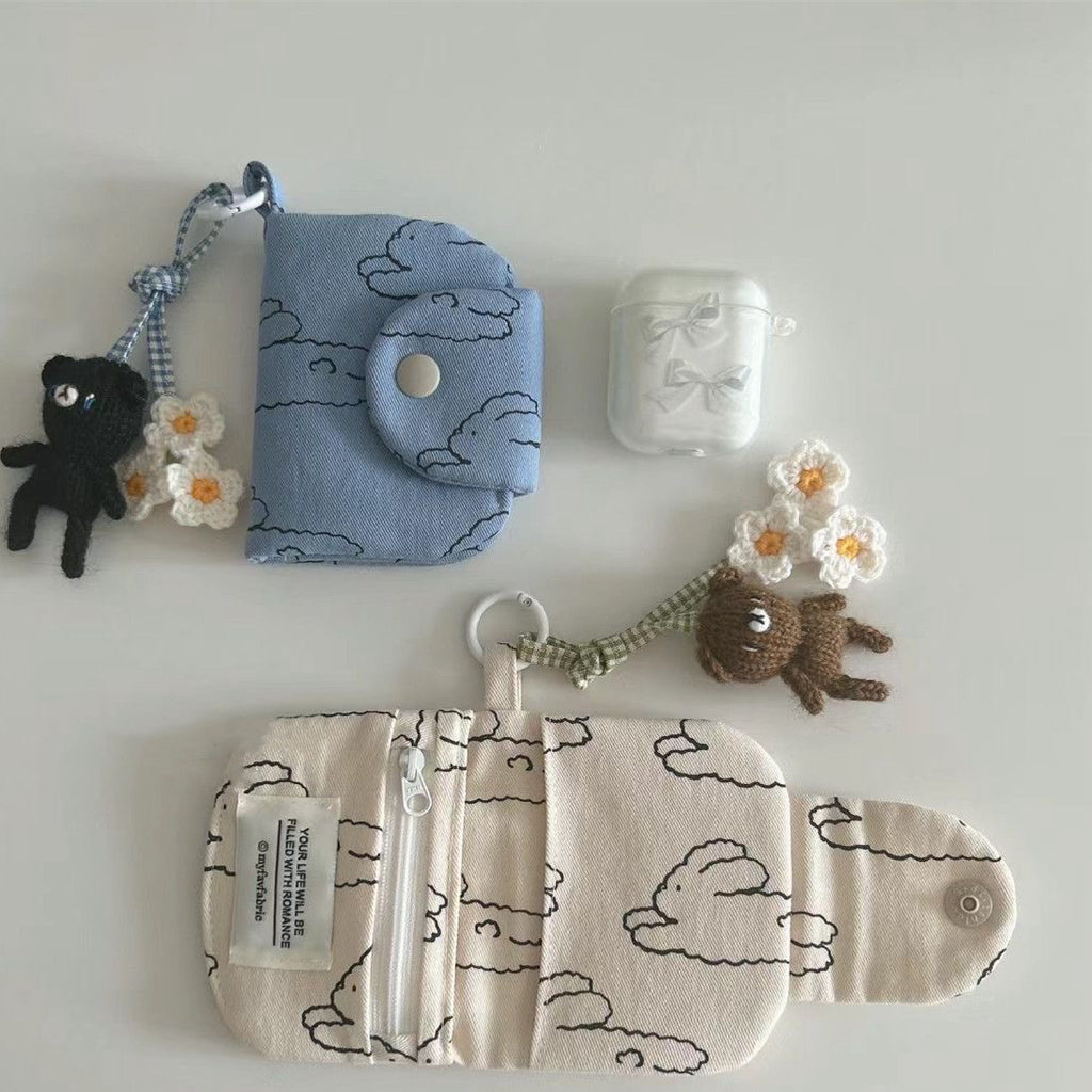 Cute Bunny Canvas Card Holder - Modomu