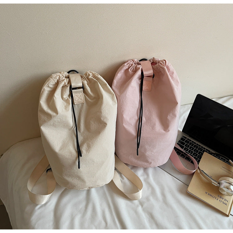 Drawstring Bucket Backpack