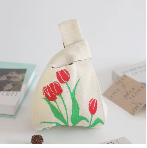 Knitted Animal Tote Bucket Bag - Modomu