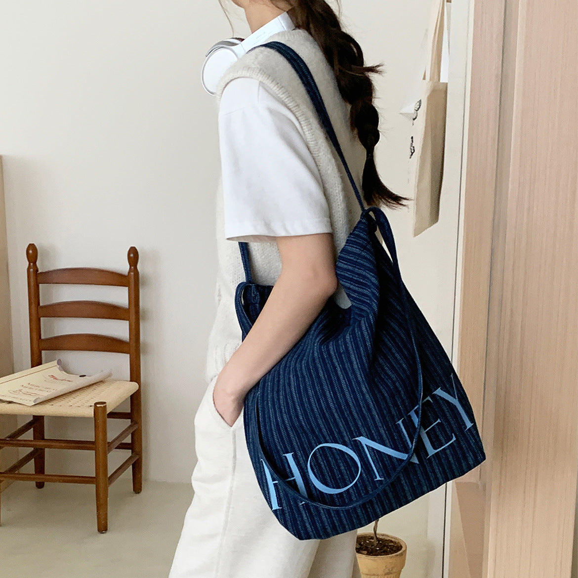 Casual Canvas Shoulder Messenger Bag