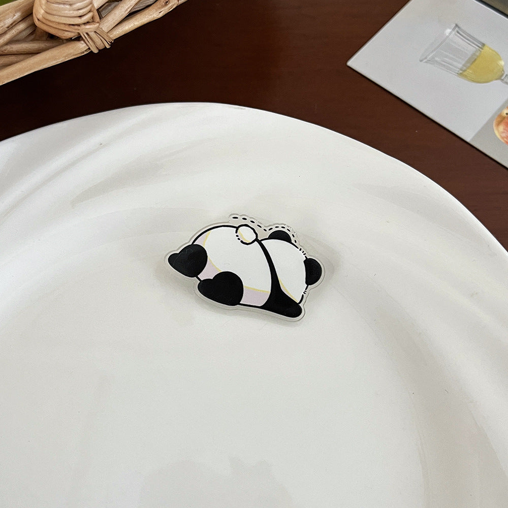 Cute Panda Cartoon Brooch Pin - Modomu