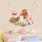 Handwoven Toy Storage Mesh Pocket