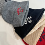 Embroidered Beanie with Icon Detail - Modomu