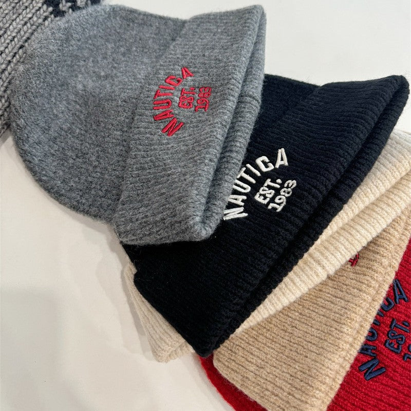 Embroidered Beanie with Icon Detail - Modomu