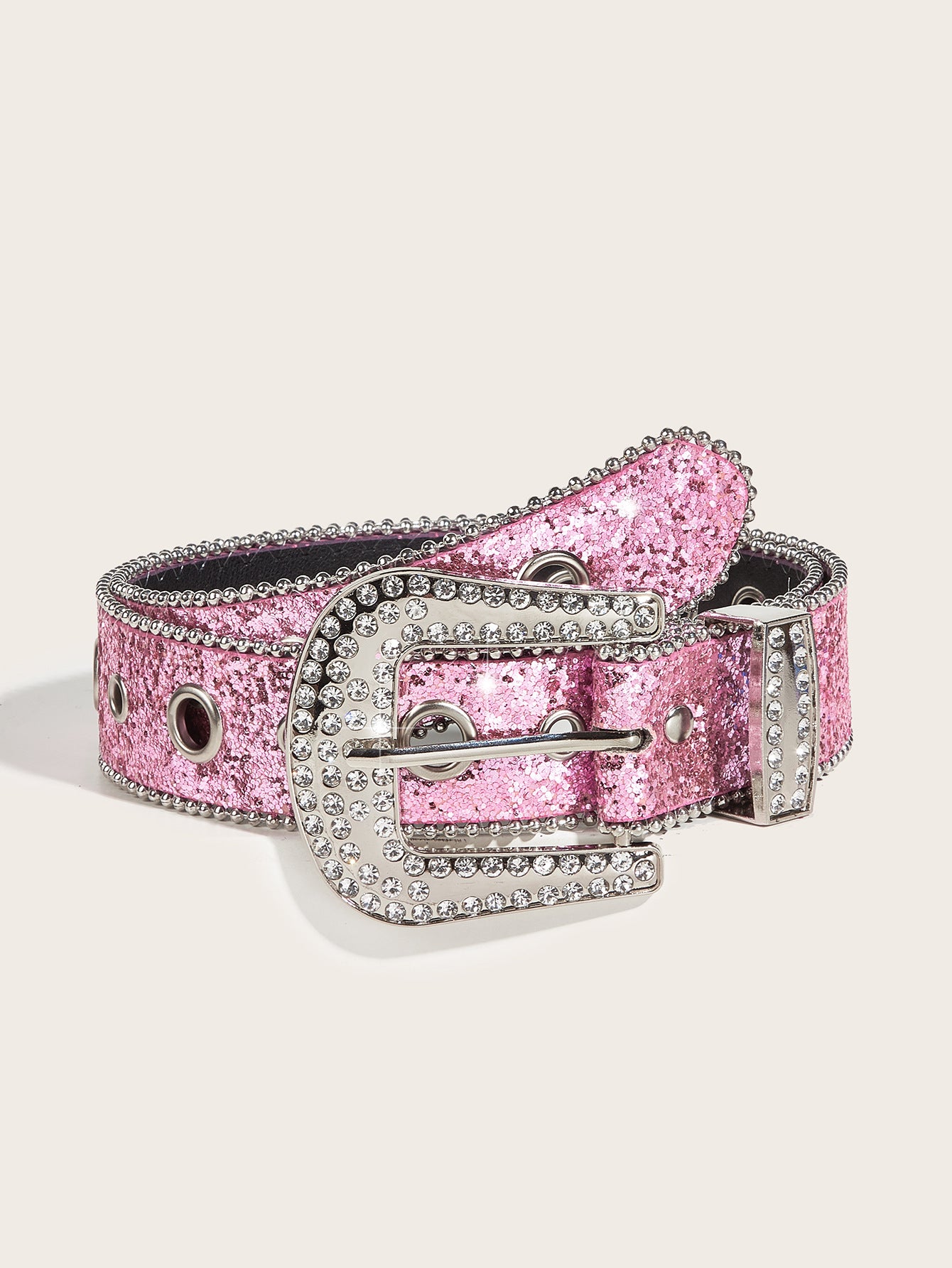 Rhinestone Wide Fashion Belt - Modomu