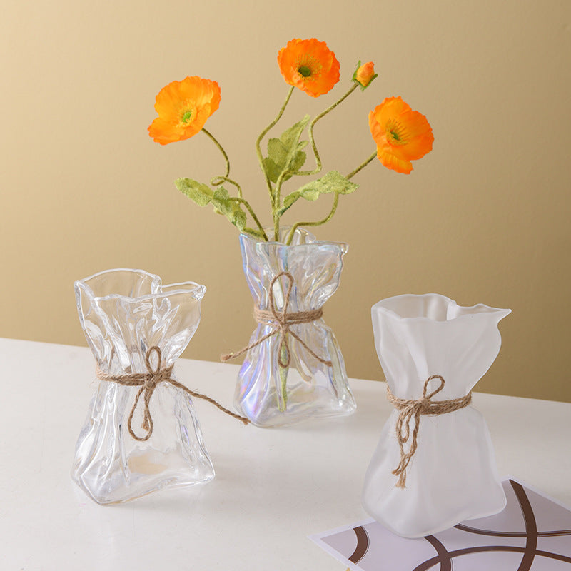 Irregular Transparent Glass Vase - Modomu