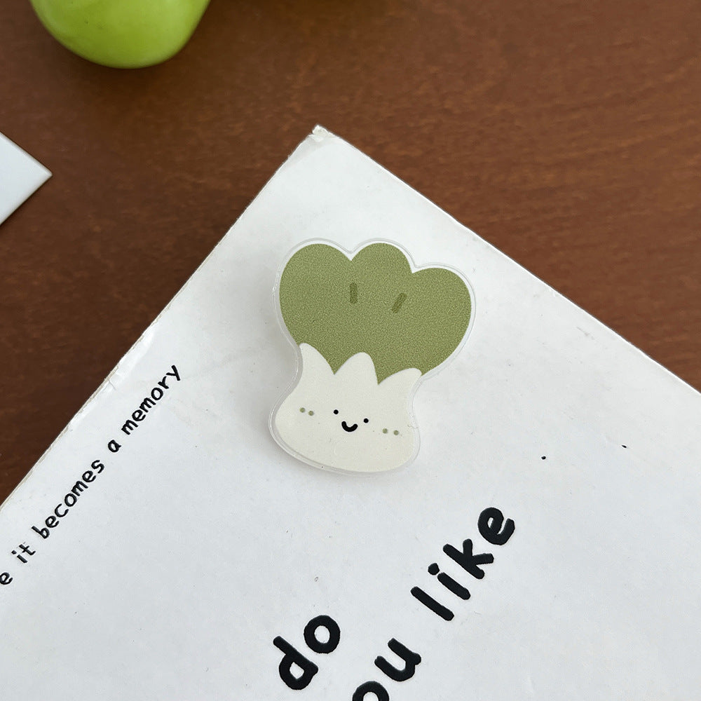 Cute Vegetable Acrylic Brooch - Modomu