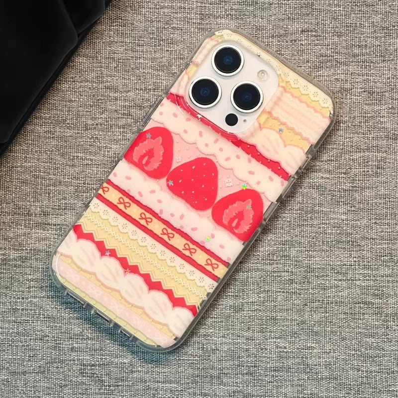 Strawberry Cream Cake Phone Case