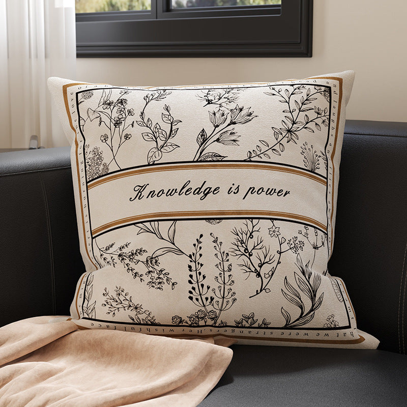 French Botanical Print Cushion – Floral Designs