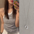 Sunflower Oni Silver Pendant Necklace - Modomu