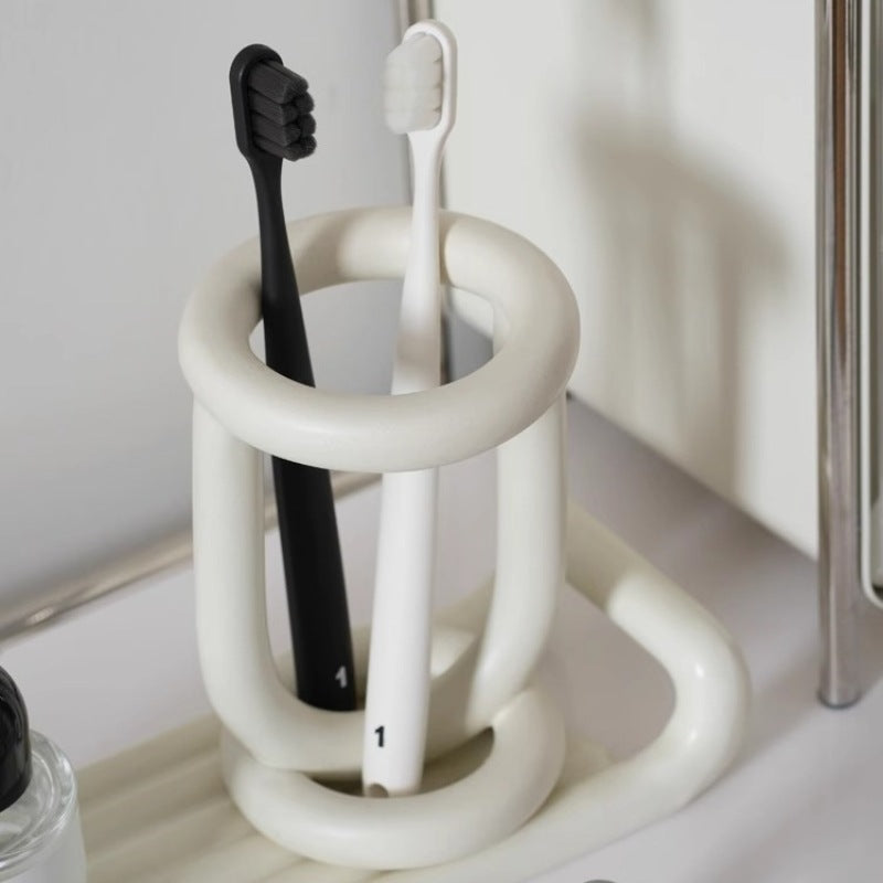 Ceramic Bathroom Toothbrush Organizer - Modomu
